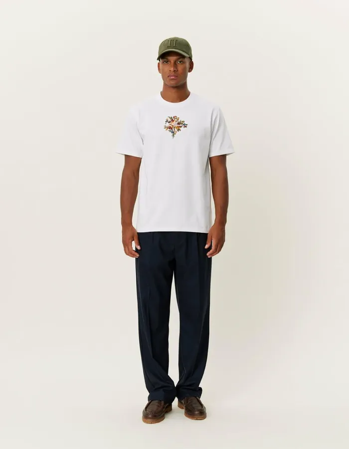 Men Les Deux Tshirts Fiore TShirt 8211 WhiteWhite