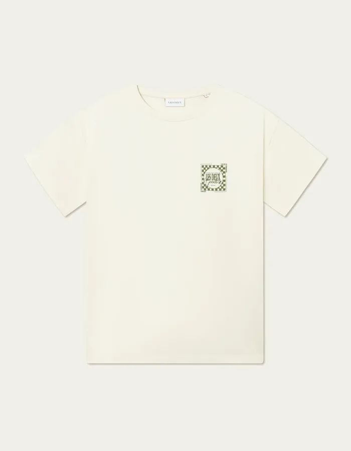 Men Les Deux Tshirts Goods TShirt 8211 IvoryChive Green