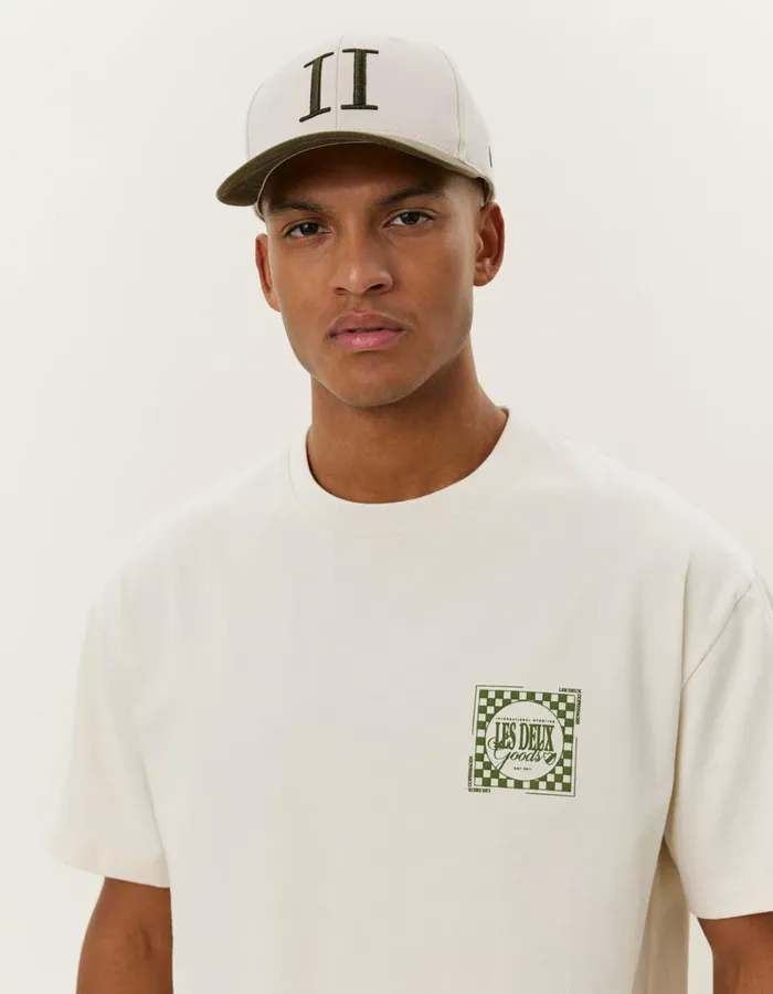 Men Les Deux Tshirts Goods TShirt 8211 IvoryChive Green