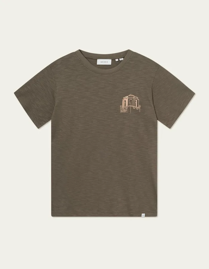 Men Les Deux Tshirts Hotel TShirt 8211 Bungee CordSeashell