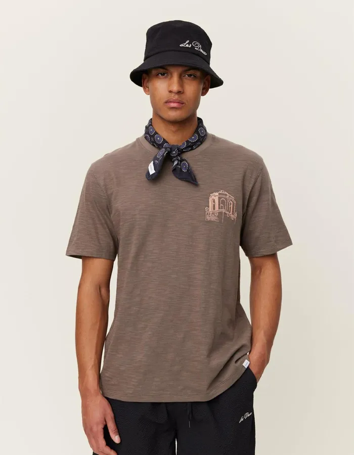 Men Les Deux Tshirts Hotel TShirt 8211 Bungee CordSeashell