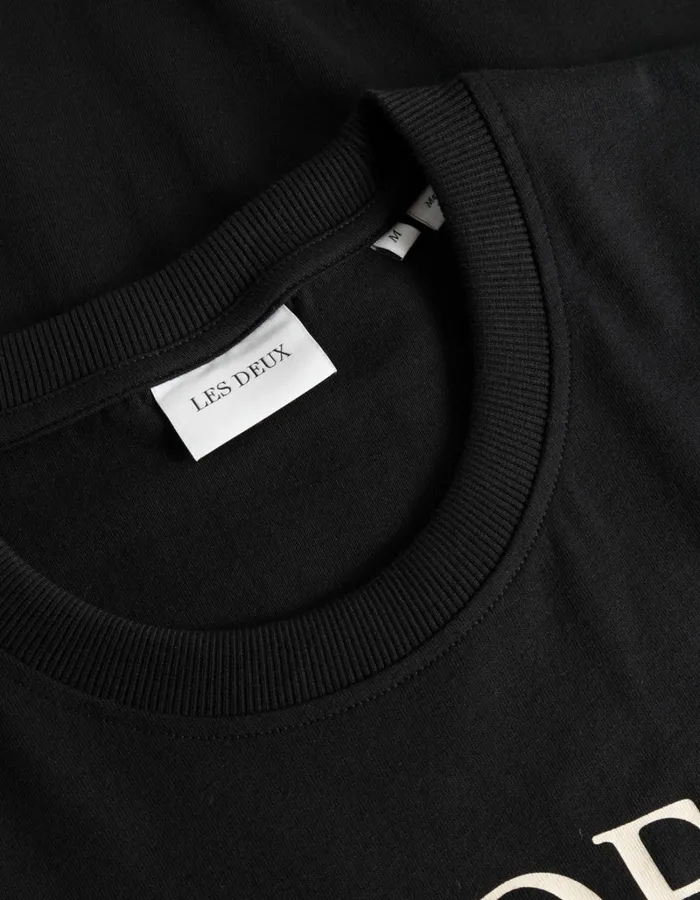 Men Les Deux Tshirts Ivy League TShirt 8211 BlackBlack
