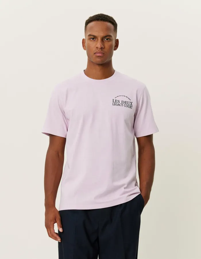 Men Les Deux Tshirts Legacy Court TShirt 8211 Oyster Rose