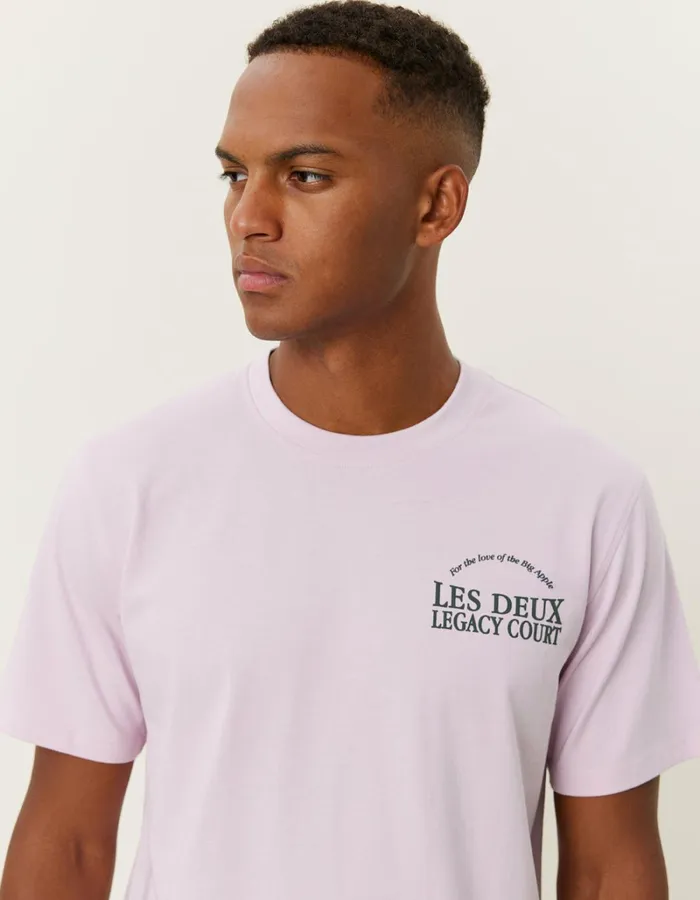 Men Les Deux Tshirts Legacy Court TShirt 8211 Oyster Rose