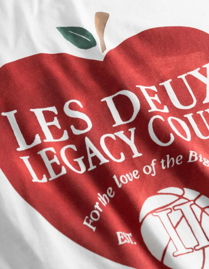 Men Les Deux Tshirts Legacy Court TShirt 8211 WhiteWhite