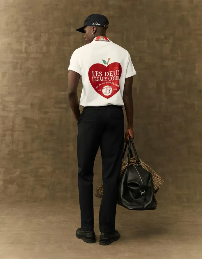Men Les Deux Tshirts Legacy Court TShirt 8211 WhiteWhite