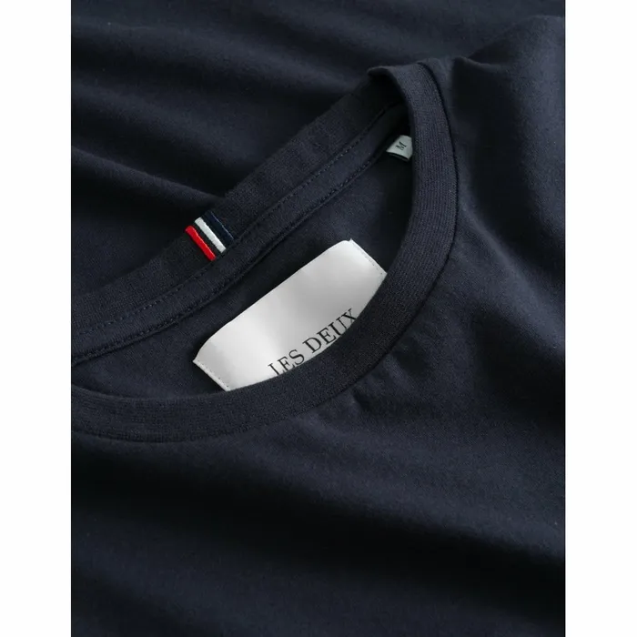 Men Les Deux Tshirts Lens TShirt 8211 Dark NavyWhite