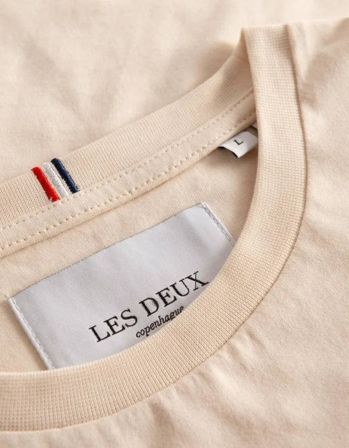 Men Les Deux Tshirts Lens TShirt 8211 IvoryBlack