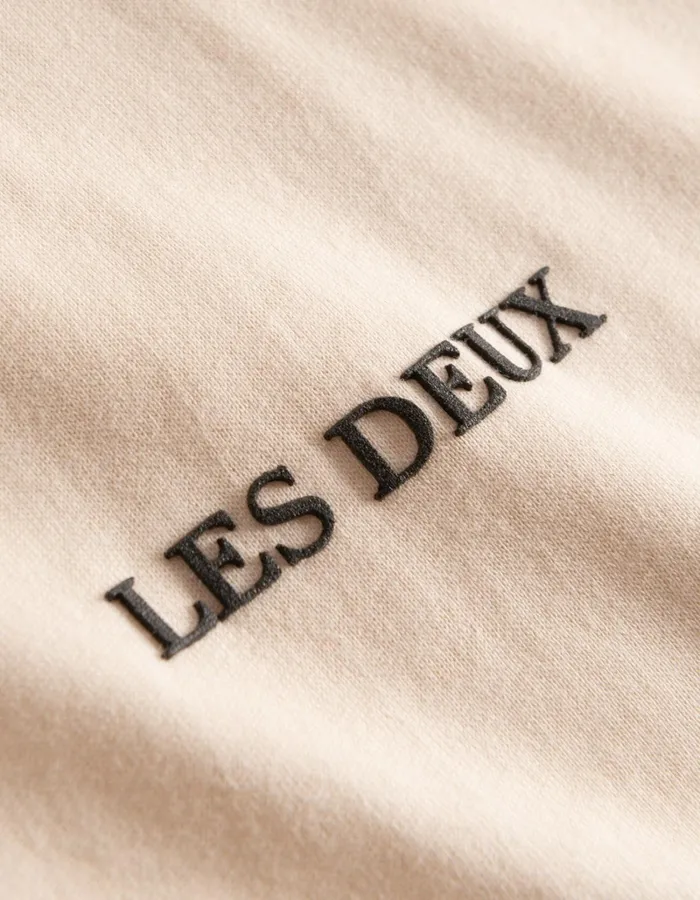 Men Les Deux Tshirts Lens TShirt 8211 IvoryBlack