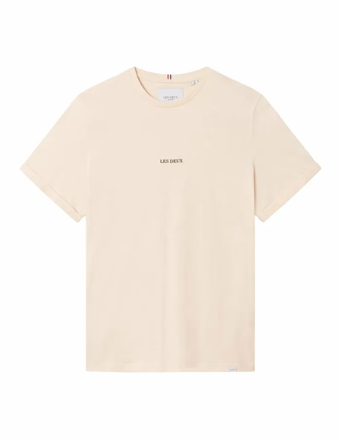 Men Les Deux Tshirts Lens TShirt 8211 IvoryBlack