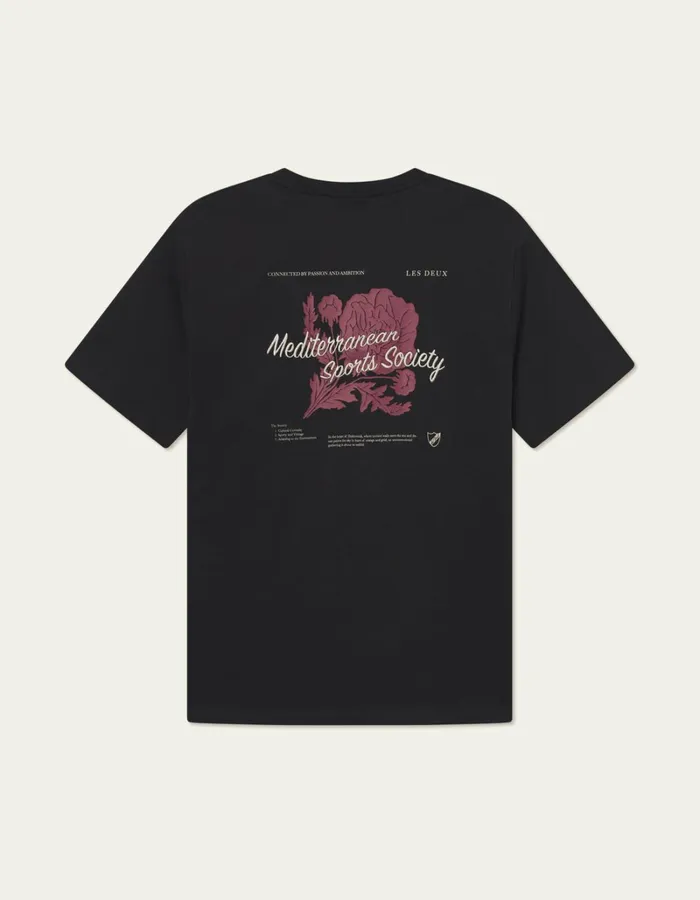 Men Les Deux Tshirts Mediterranean TShirt 8211 BlackBlack