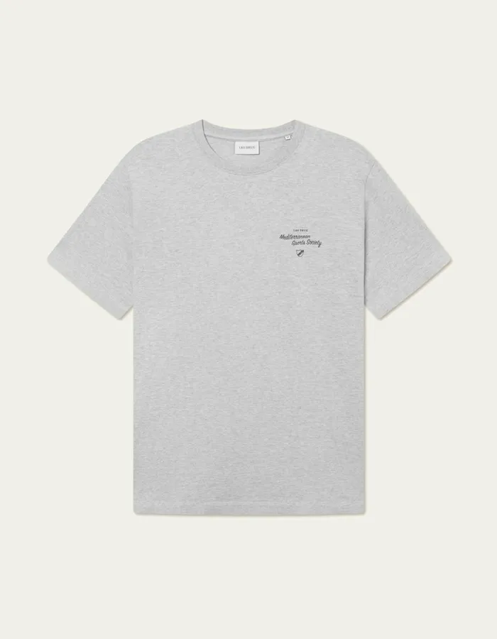 Men Les Deux Tshirts Mediterranean TShirt 8211 Snow Melange