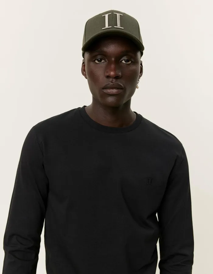 Men Les Deux Tshirts Norregaard LS TShirt Tonal 8211 BlackBlack