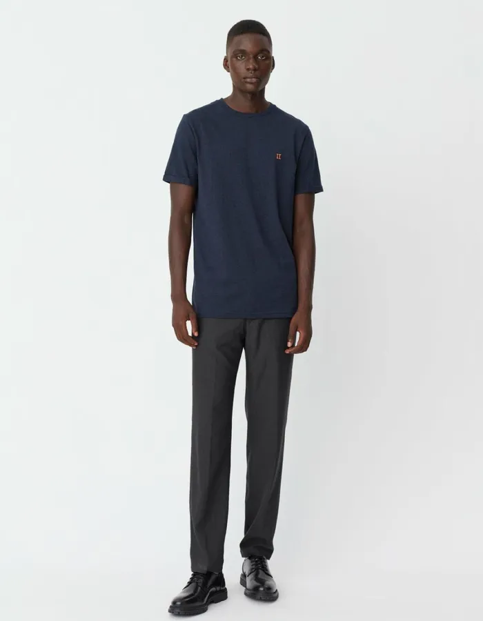 Men Les Deux Tshirts Norregaard TShirt 8211 Dark Navy