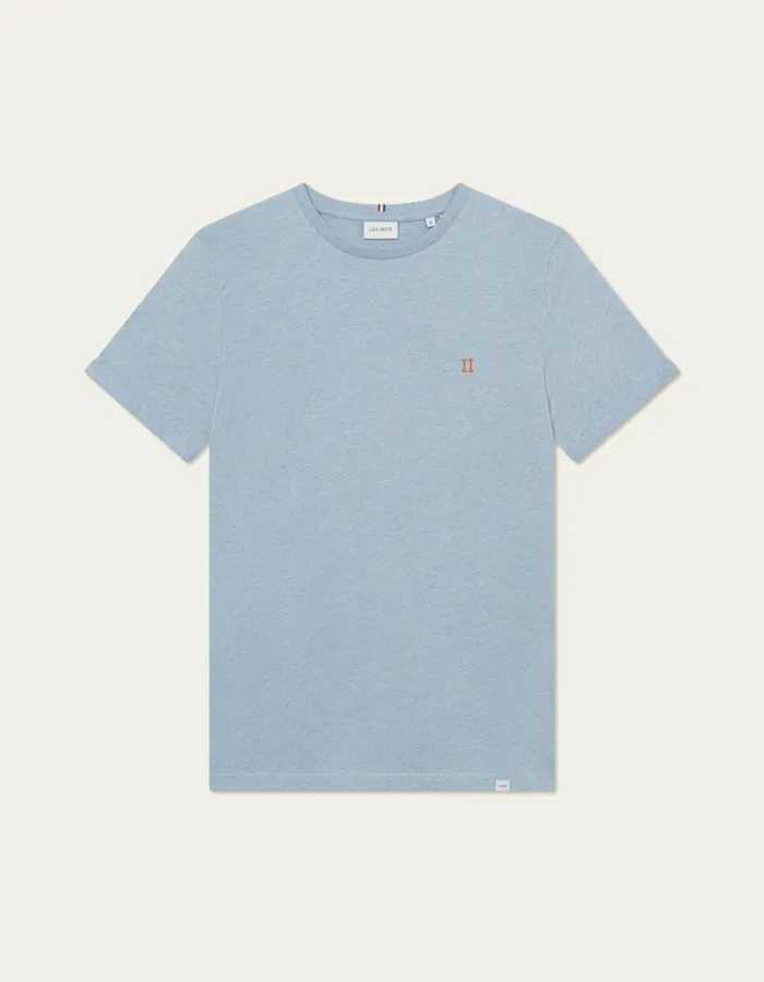 Men Les Deux Tshirts Norregaard TShirt 8211 Seasonal 8211 Bel Air Blue MelangeOrange
