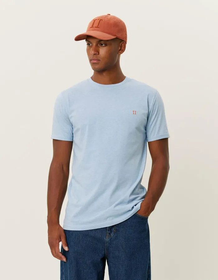 Men Les Deux Tshirts Norregaard TShirt 8211 Seasonal 8211 Bel Air Blue MelangeOrange
