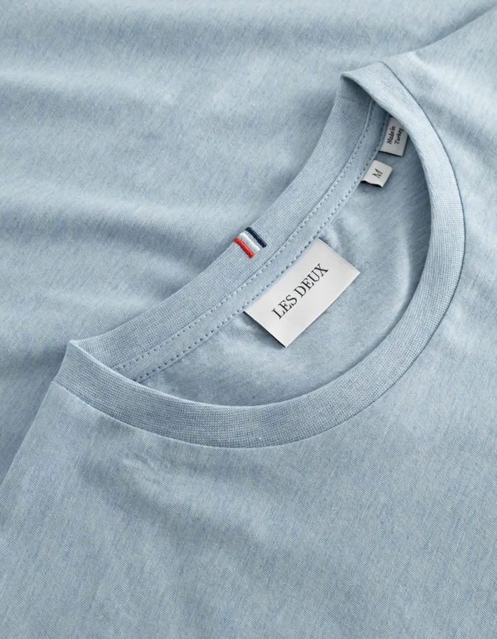 Men Les Deux Tshirts Norregaard TShirt 8211 Seasonal 8211 Bel Air Blue MelangeOrange