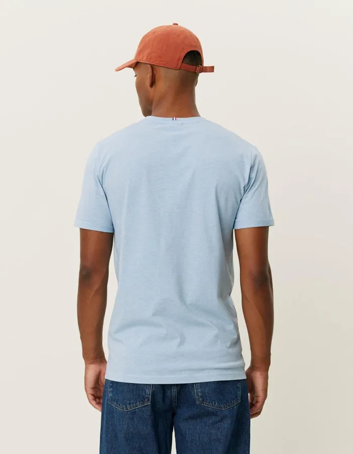 Men Les Deux Tshirts Norregaard TShirt 8211 Seasonal 8211 Bel Air Blue MelangeOrange
