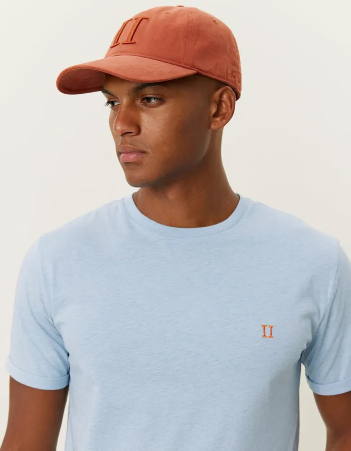Men Les Deux Tshirts Norregaard TShirt 8211 Seasonal 8211 Bel Air Blue MelangeOrange