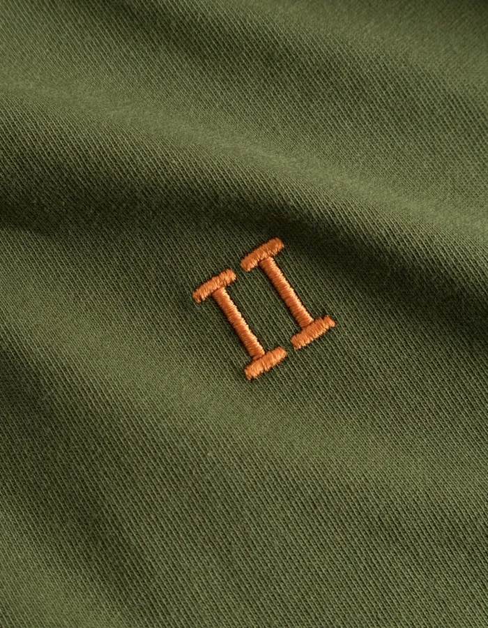 Men Les Deux Tshirts Norregaard TShirt 8211 Seasonal 8211 Chive GreenOrange