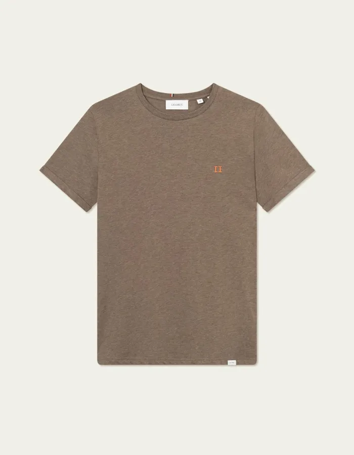 Men Les Deux Tshirts Norregaard TShirt 8211 Seasonal 8211 Mountain Grey MelangeOrange