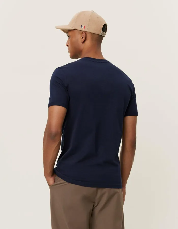 Men Les Deux Tshirts Norregaard Tonal TShirt 8211 Dark Navy