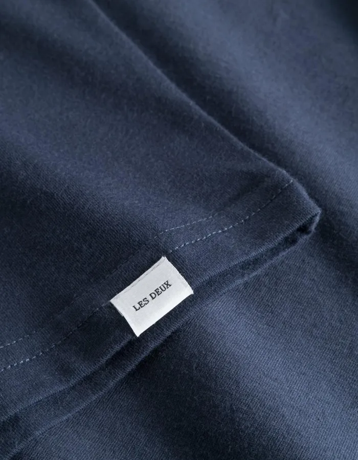Men Les Deux Tshirts Norregaard Tonal TShirt 8211 Dark Navy