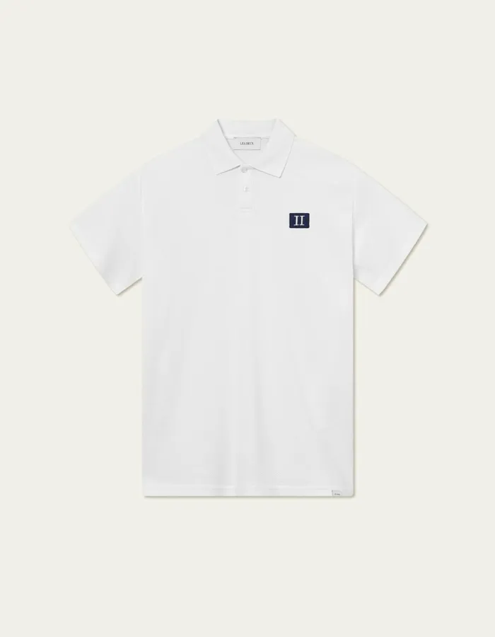 Men Les Deux Tshirts Piece Pique Polo 8211 WhitePacific Ocean