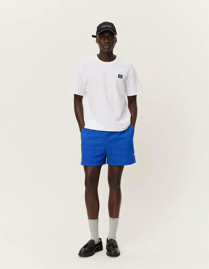 Men Les Deux Tshirts Piece Pique TShirt 8211 WhitePacific Ocean
