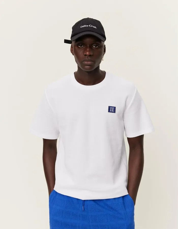 Men Les Deux Tshirts Piece Pique TShirt 8211 WhitePacific Ocean