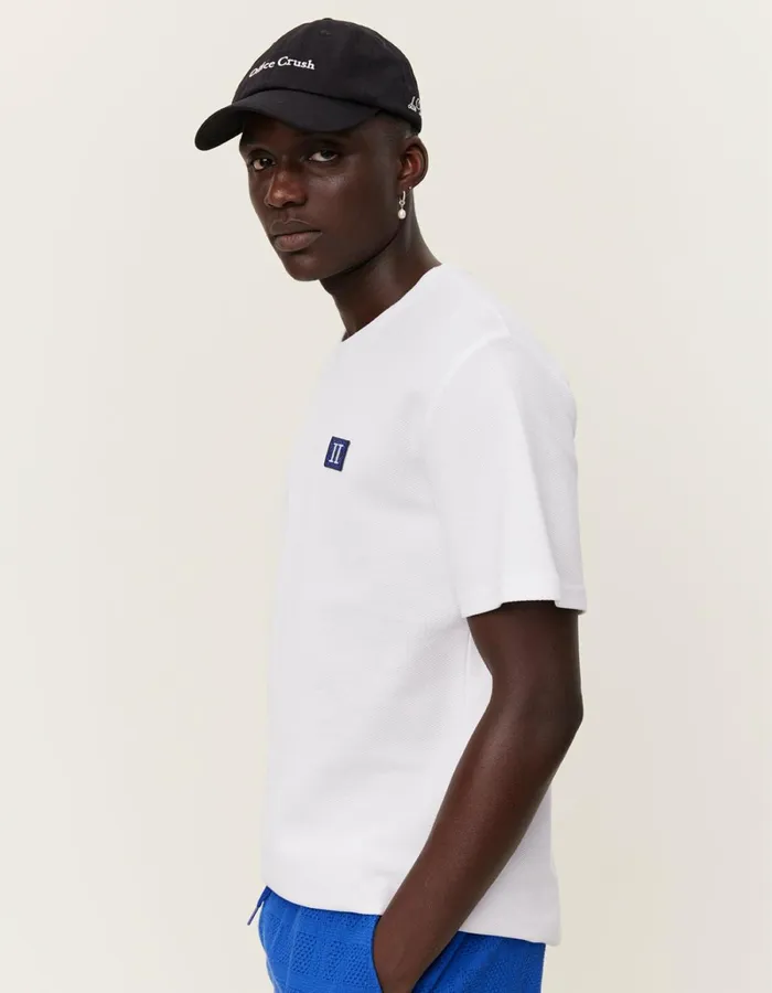 Men Les Deux Tshirts Piece Pique TShirt 8211 WhitePacific Ocean