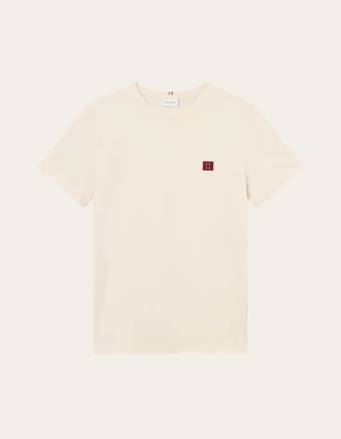 Men Les Deux Tshirts Piece TShirt 8211 IvoryDark Burgundy