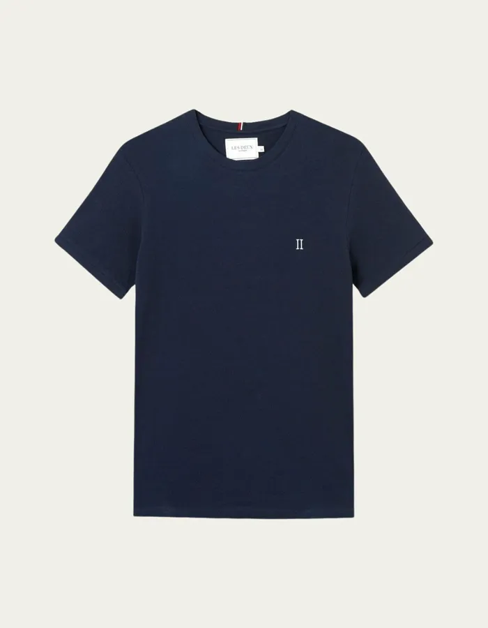Men Les Deux Tshirts Pique TShirt 8211 Dark Navy