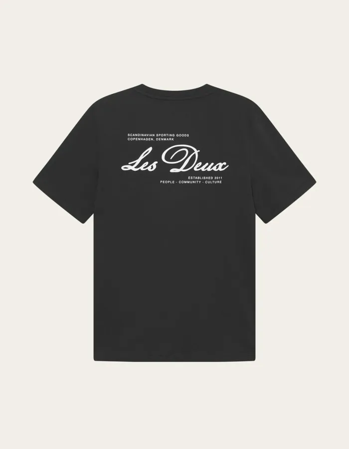 Men Les Deux Tshirts Scandinavian TShirt 8211 BlackIvory