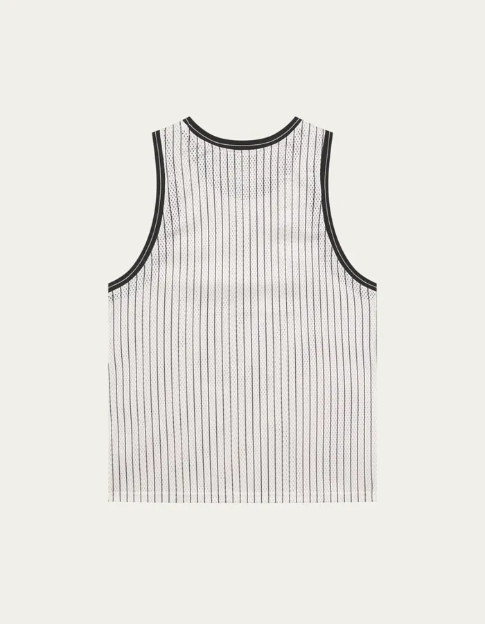 Men Les Deux Tshirts Silas Bulldog Mesh Tank Top 8211 IvoryBlack