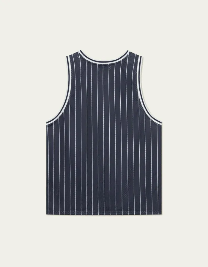Men Les Deux Tshirts Silas Mesh Tank Top 8211 Dark NavyLight Ivory