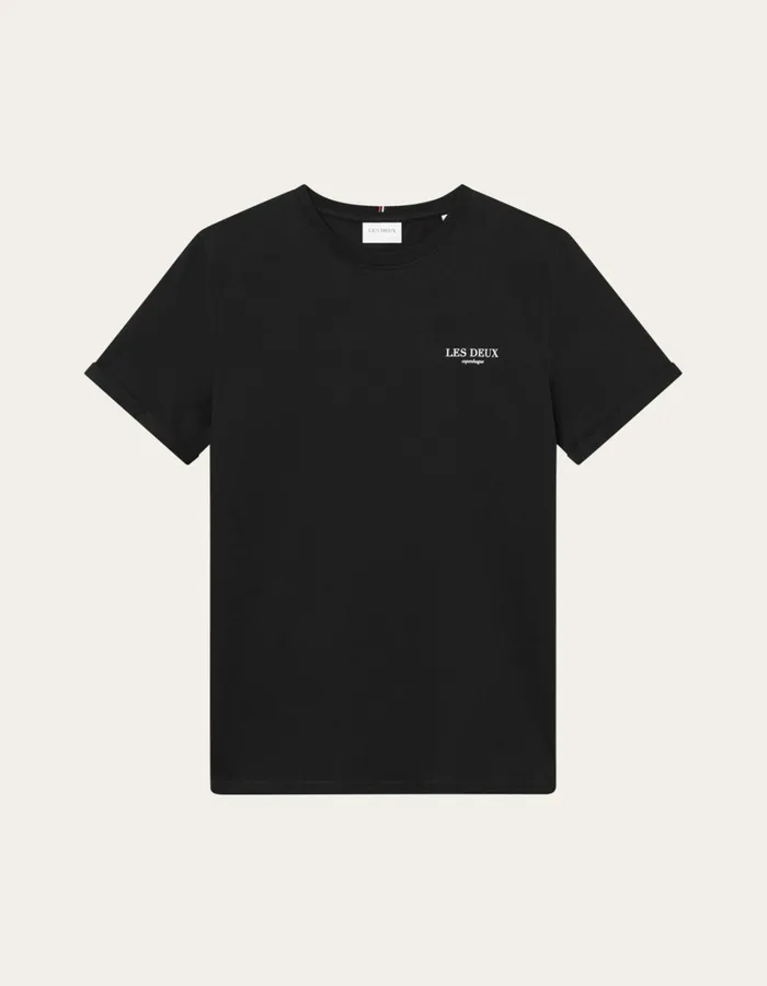 Men Les Deux Tshirts Toulon TShirt 8211 BlackWhite