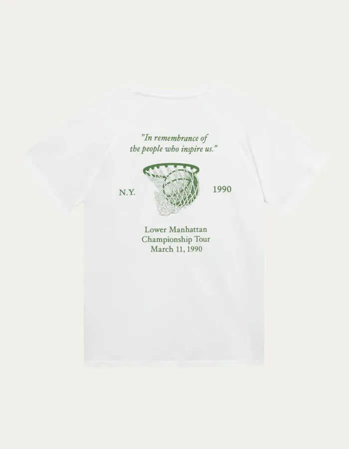 Men Les Deux Tshirts Tournament TShirt 8211 WhiteVintage Green