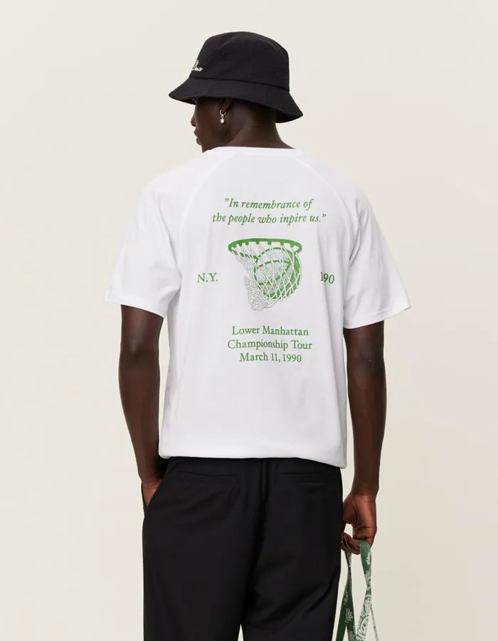 Men Les Deux Tshirts Tournament TShirt 8211 WhiteVintage Green