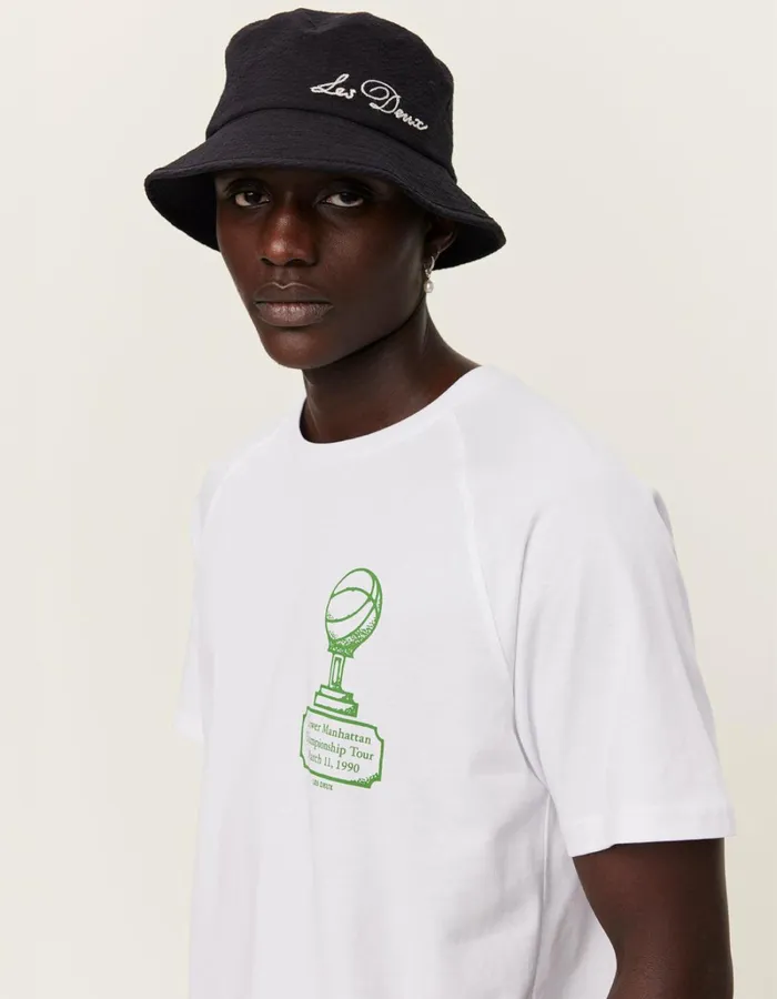 Men Les Deux Tshirts Tournament TShirt 8211 WhiteVintage Green
