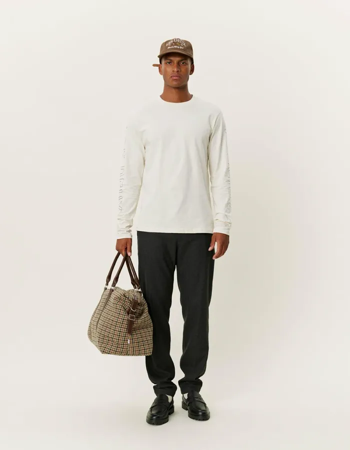 Men Les Deux Tshirts Tribeca LS TShirt 8211 Ivory