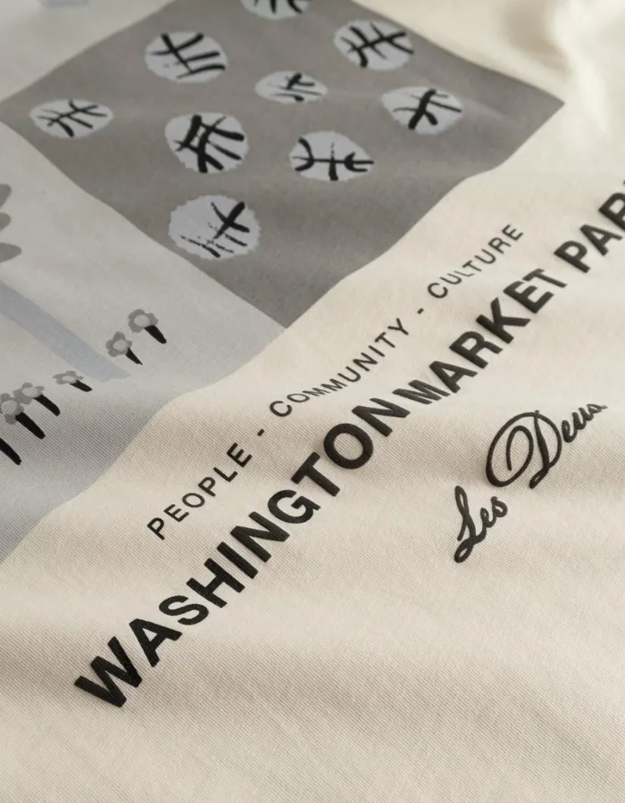 Men Les Deux Tshirts Tribeca LS TShirt 8211 Ivory