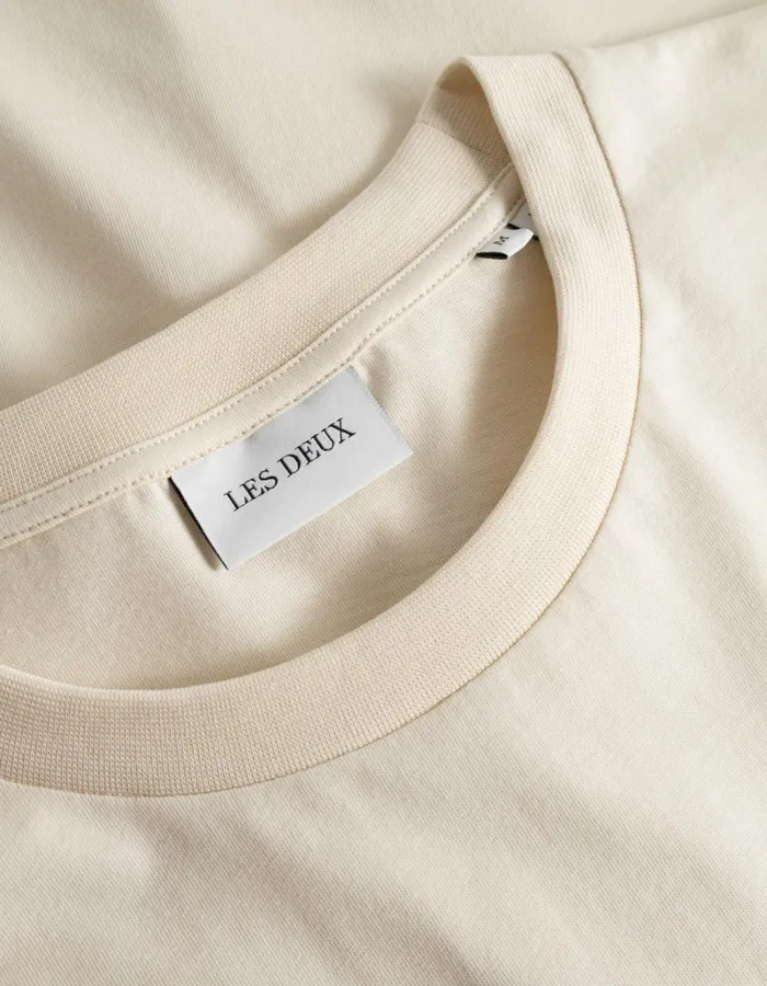 Men Les Deux Tshirts Tribeca LS TShirt 8211 Ivory