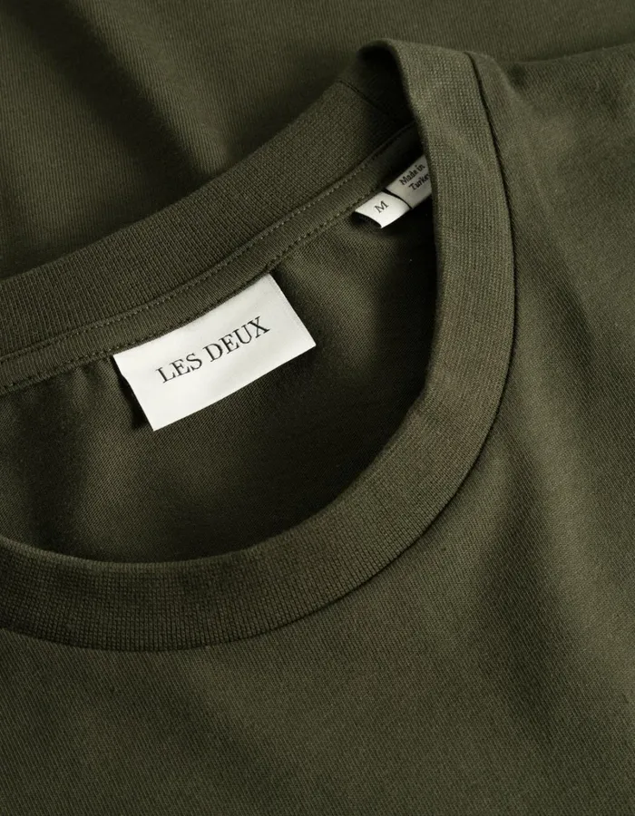 Men Les Deux Tshirts Tribeca LS TShirt 8211 Rosin