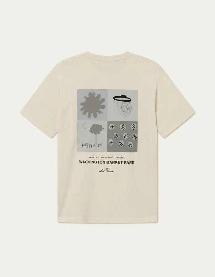 Men Les Deux Tshirts Tribeca TShirt 8211 Ivory