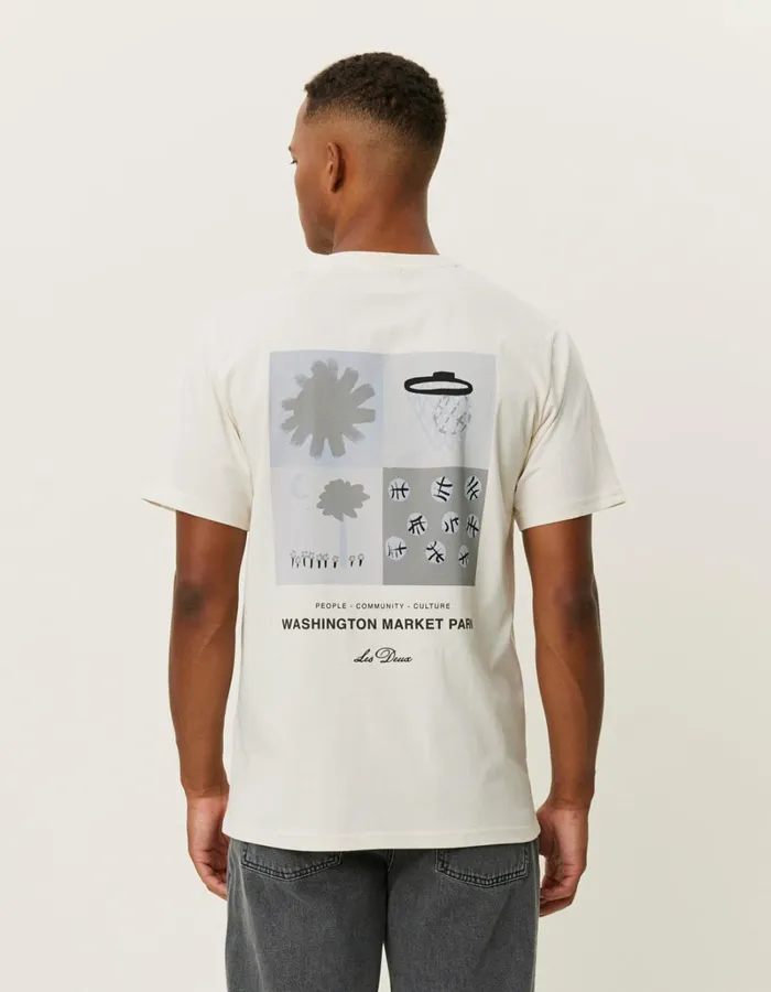 Men Les Deux Tshirts Tribeca TShirt 8211 Ivory