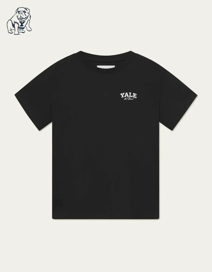Men Les Deux Tshirts Yale Bulldog TShirt 8211 BlackBlack