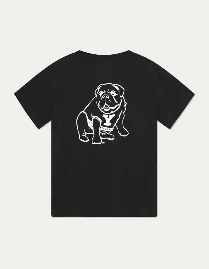 Men Les Deux Tshirts Yale Bulldog TShirt 8211 BlackBlack