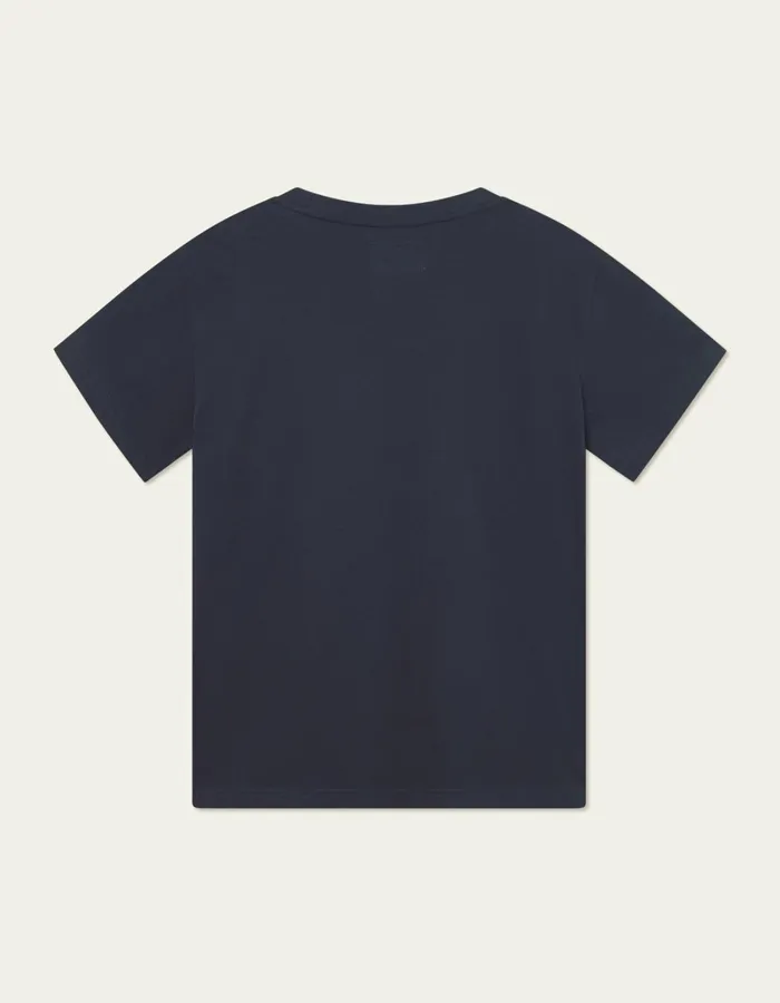 Men Les Deux Tshirts Yale Logo TShirt 8211 Dark Navy