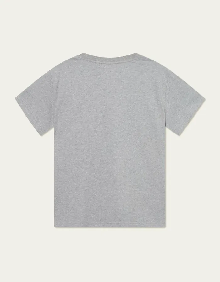 Men Les Deux Tshirts Yale Logo TShirt 8211 Light Grey Melange